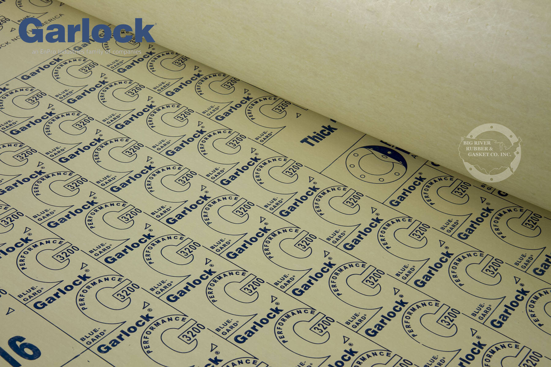 Garlock® Blue-Gard® Style 3200 Gasket Material | Big River Rubber & Gasket