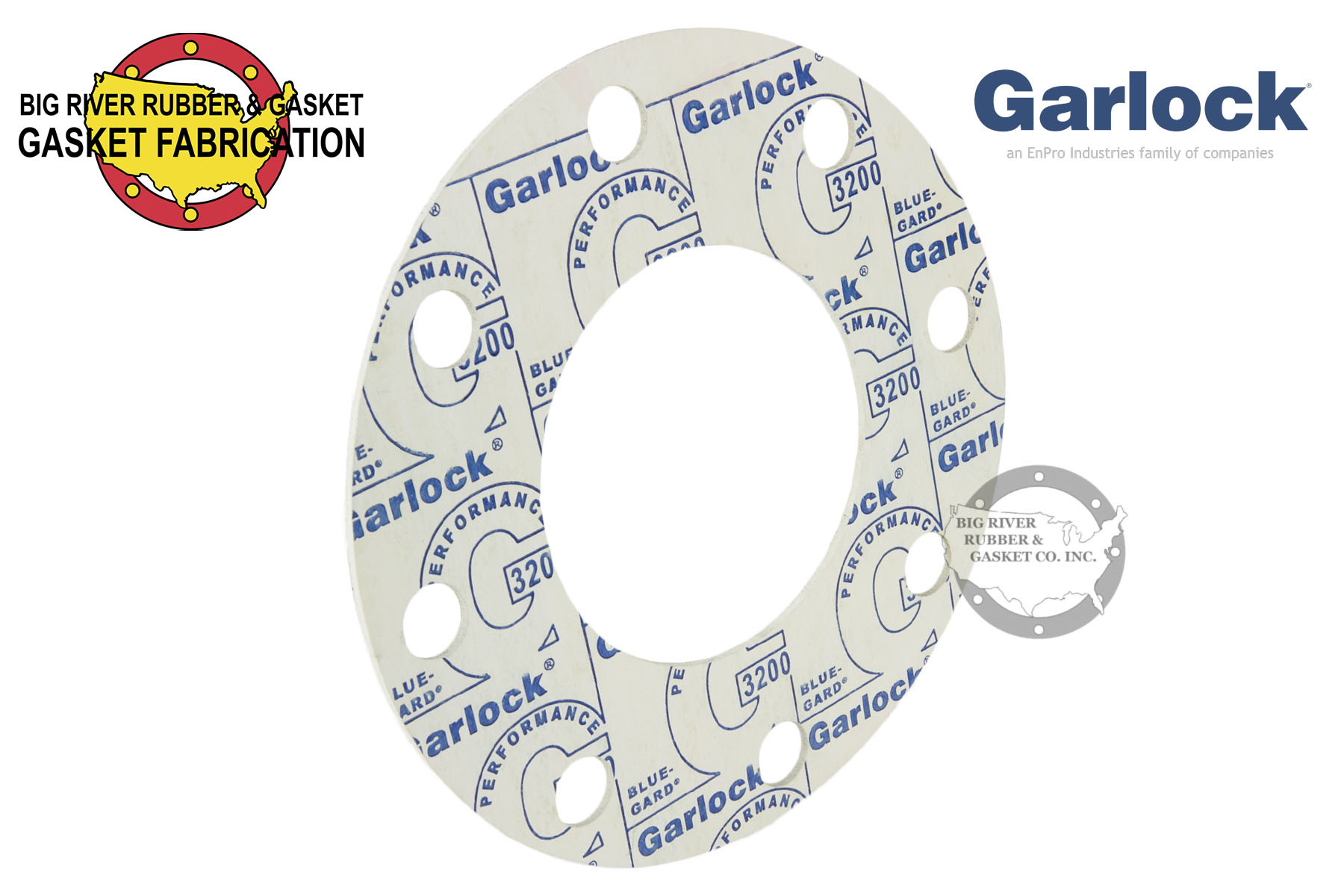 Garlock® Blue-Gard® Style 3200 Gasket | Big River Rubber & Gasket