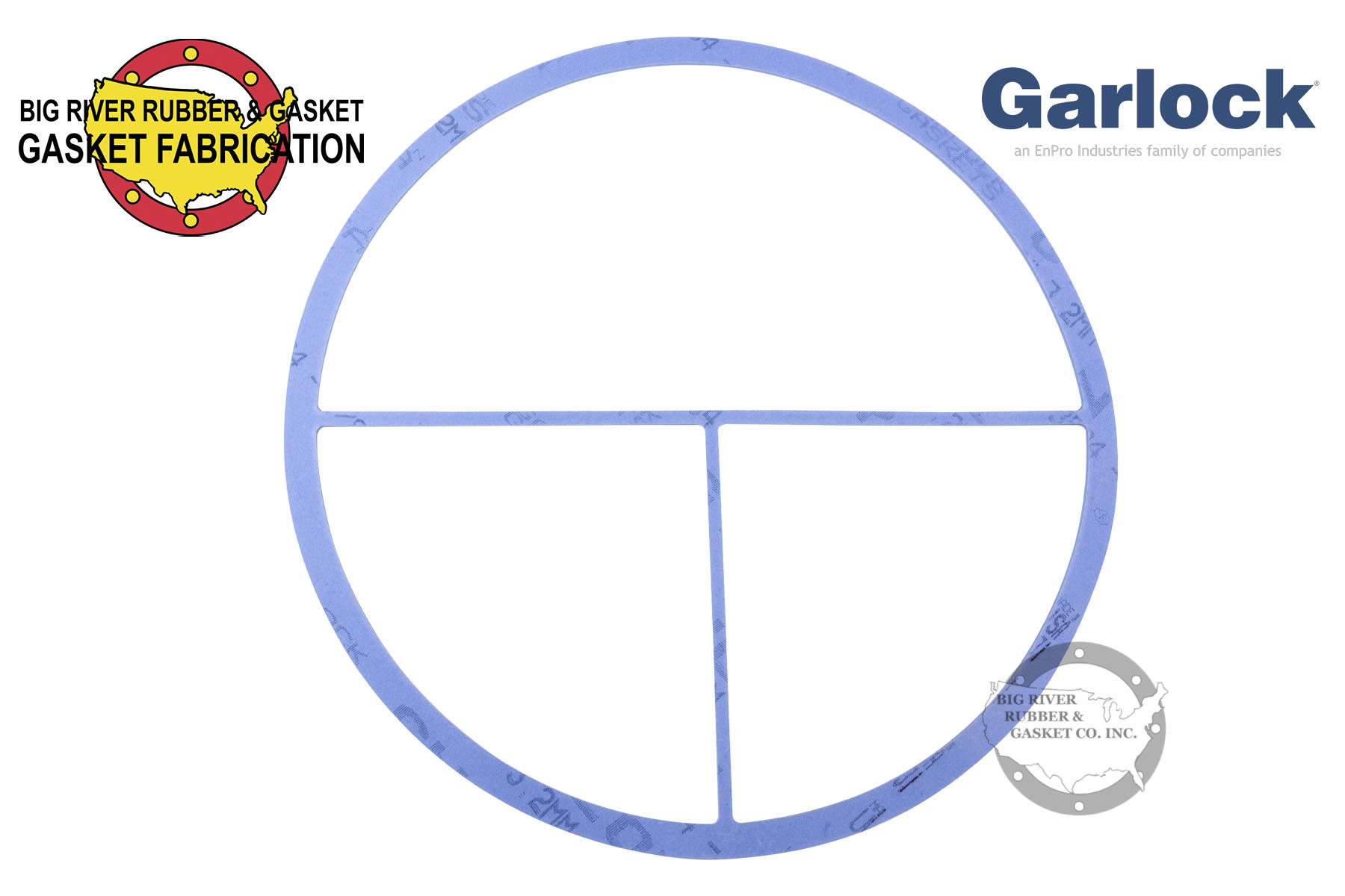 Garlock® Gylon® Style 3504 Heat Exchanger Gasket Big River Rubber