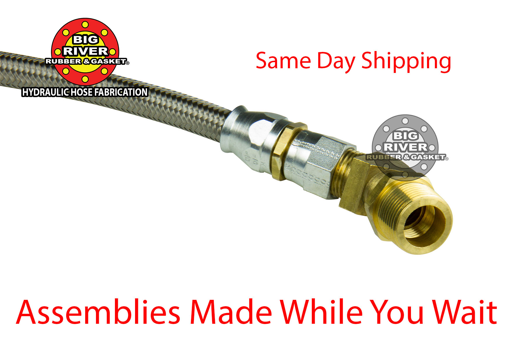 Eaton® Aeroquip® Hydraulic Hose Assembly Big River Rubber & Gasket