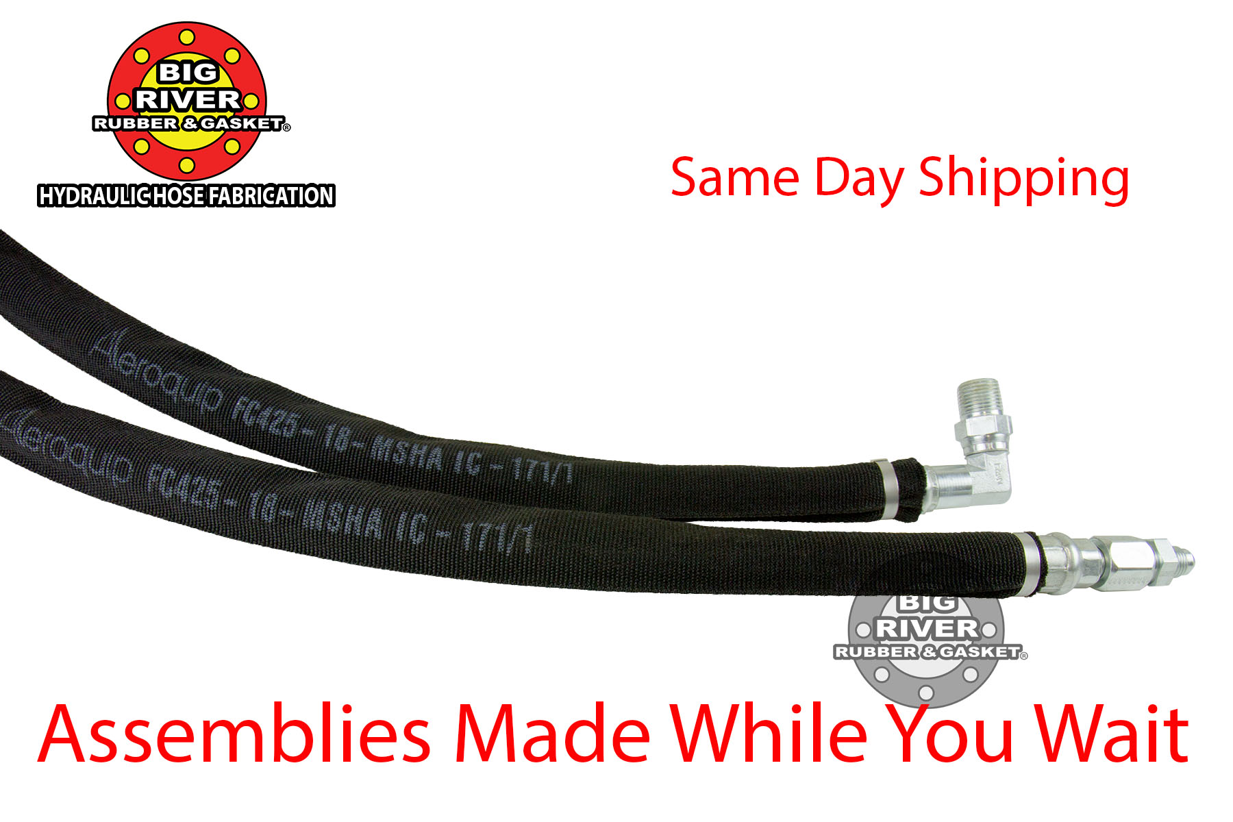 Eaton® Aeroquip® Hydraulic Hose Assembly Big River Rubber & Gasket