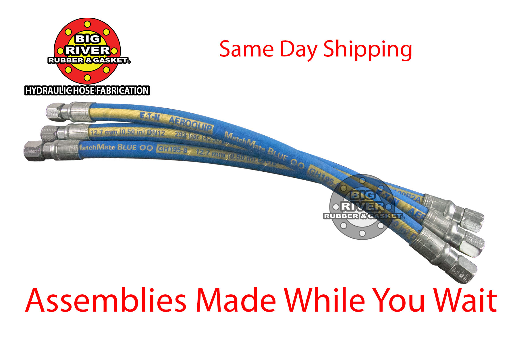 Eaton® Aeroquip® Hydraulic Hose Assembly Big River Rubber & Gasket