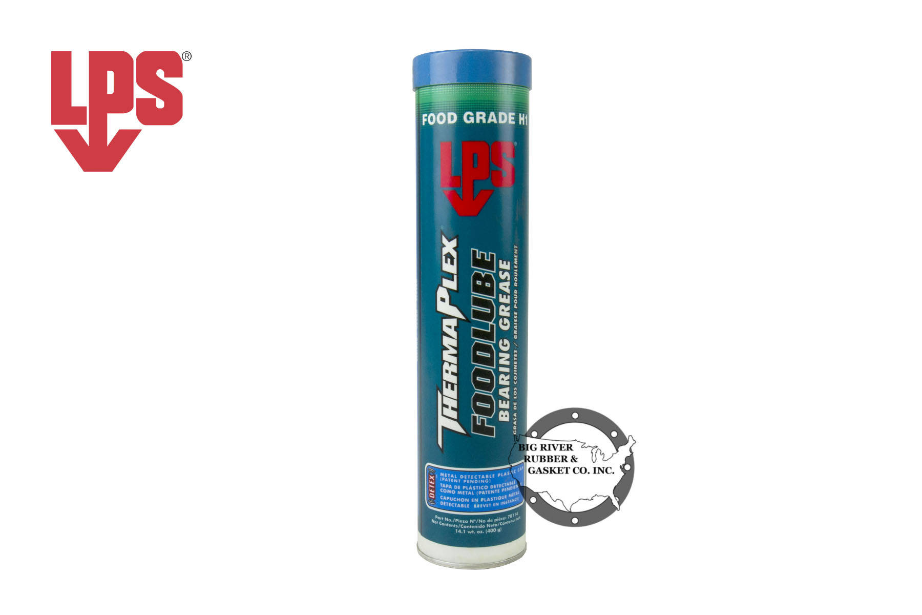 LPS® ThermaPlex® Food Lube Bearing Grease 70114 Big River Rubber