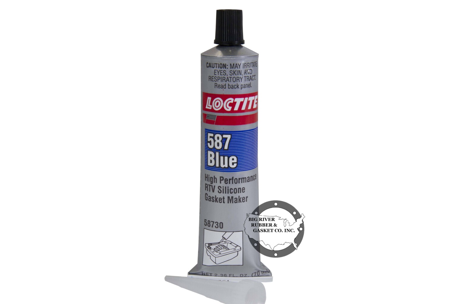 Loctite 587 Blue RTV Silicone 58730 Big River Rubber & Gasket