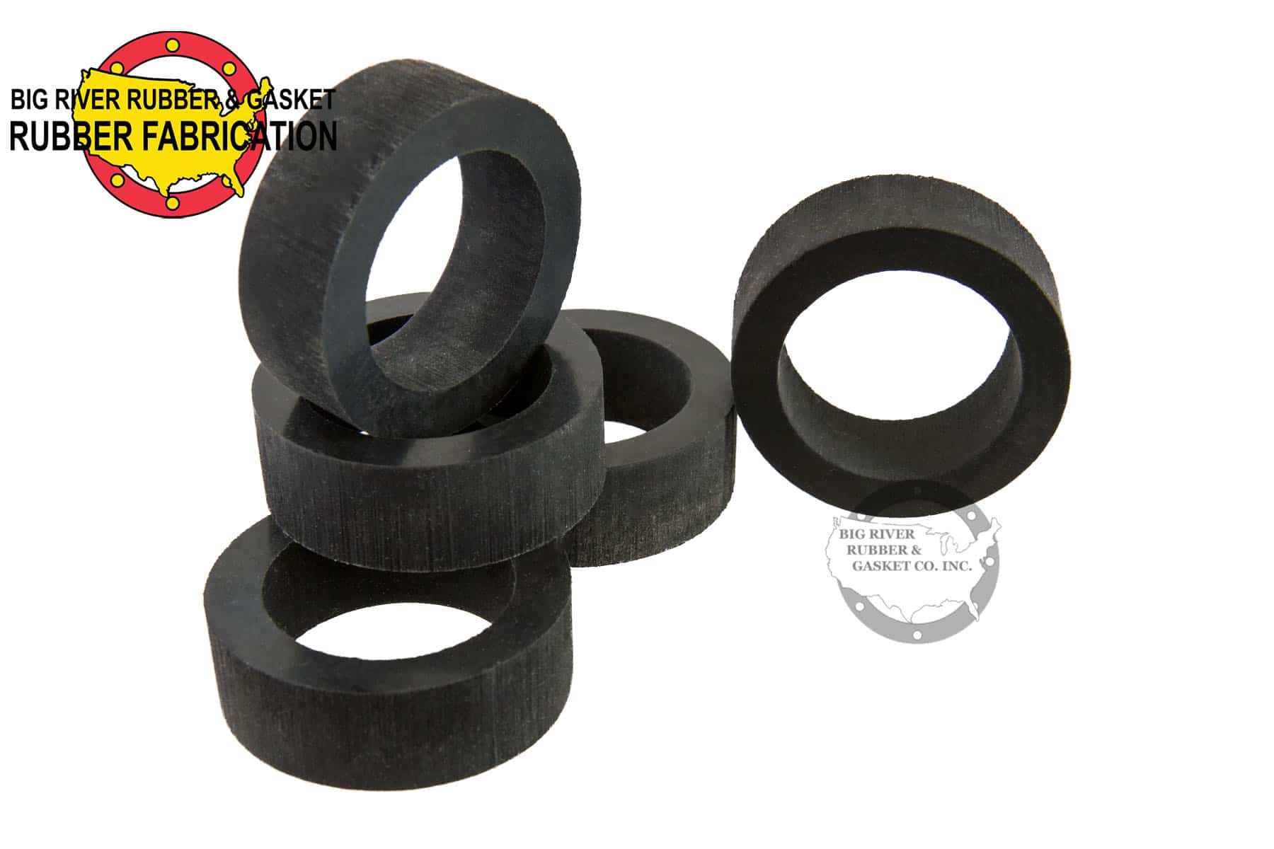 Handy Neoprene Rubber Washer Assortment Kit - USS Sizes, 1/4" Thickness