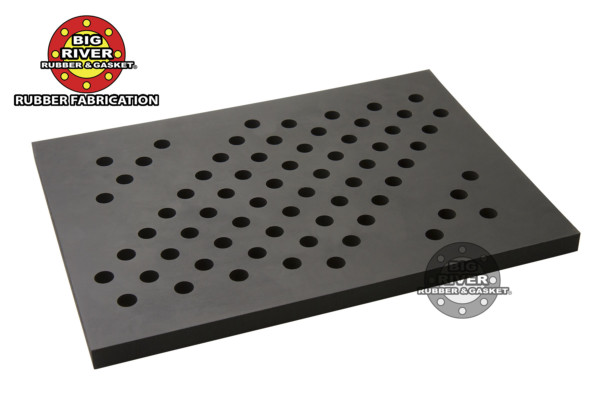 Oil Resistant Drain Mat, rubber fabricated part, Rubber Fabrication, Rubber mat,