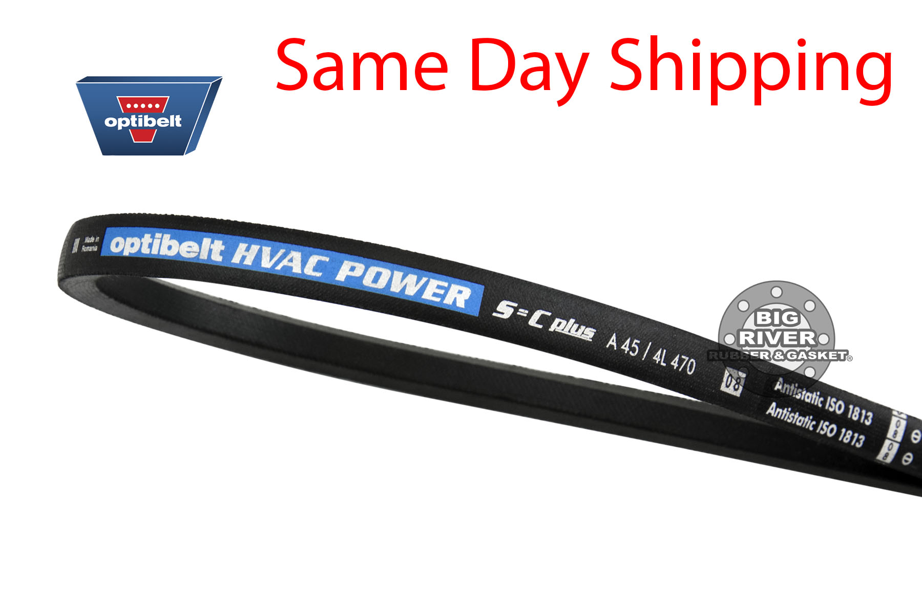 A45/4L470 HVAC Optibelt Big River Rubber & Gasket