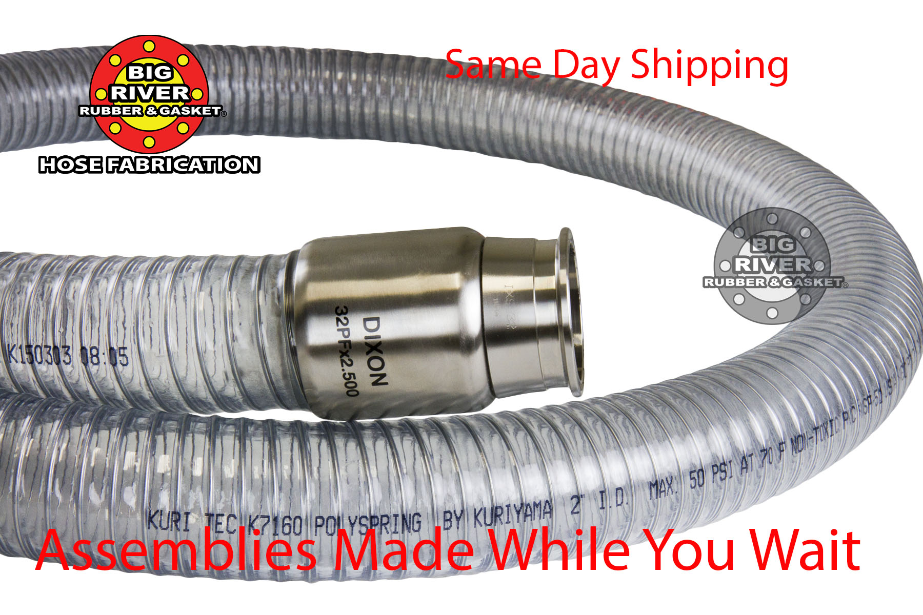 Kuriyama Kuri Tec® Polywire® Hose Assembly Big River Rubber & Gasket