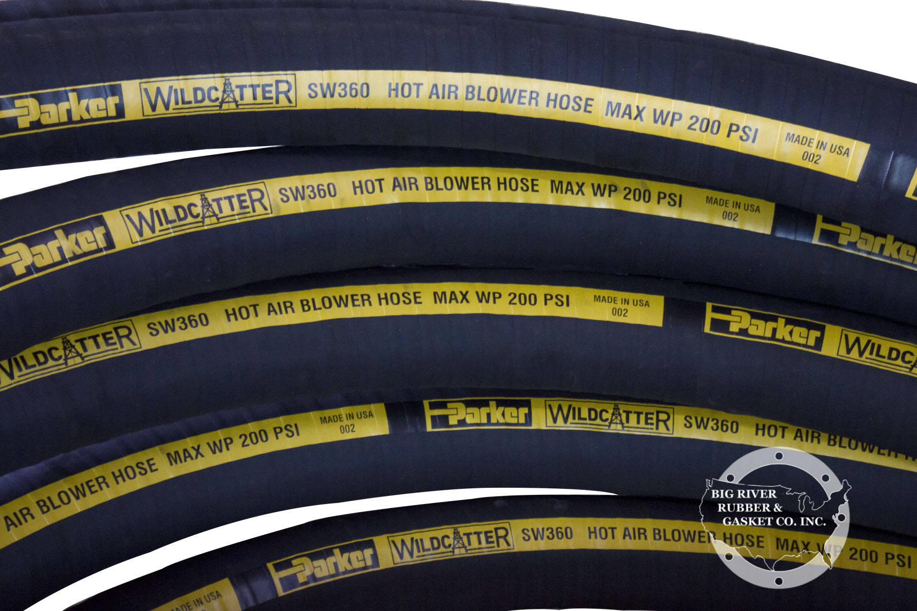 Parker Wildcatter SW360 Hot Air Blower Hose Big River Rubber & Gasket