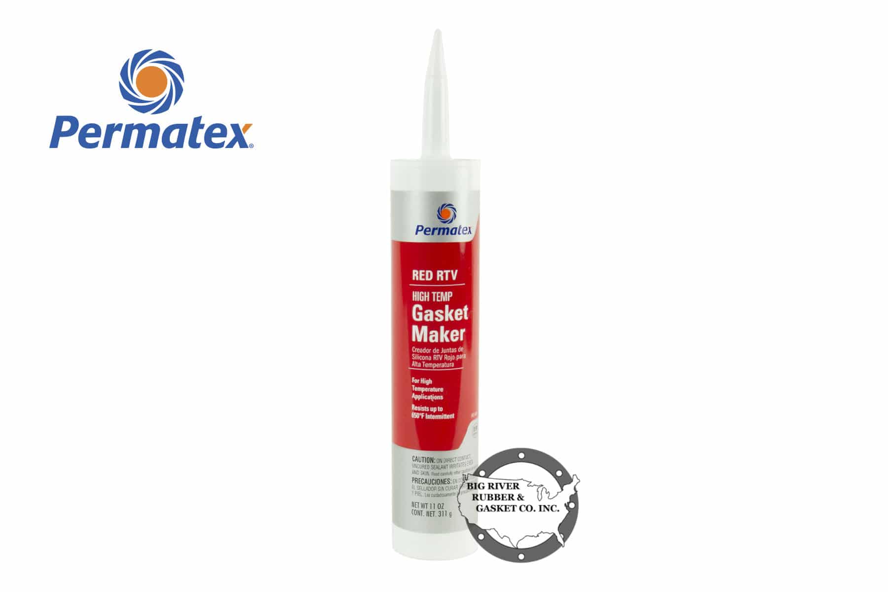 Permatex Red RTV High Temp Gasket Maker 81409 Big River Rubber & Gasket
