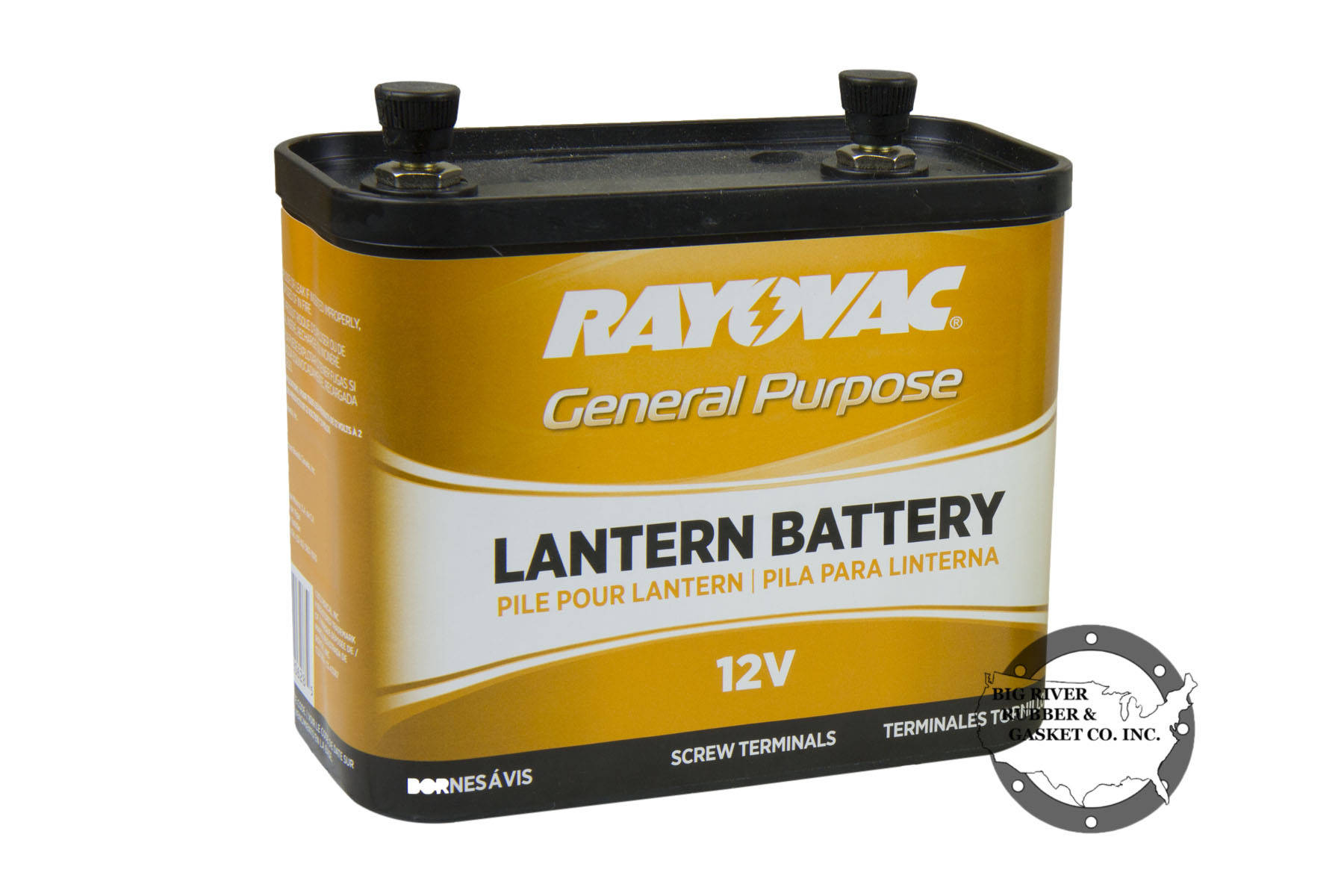 Rayovac 12 Volt Lantern Battery Big River Rubber And Gasket 0116