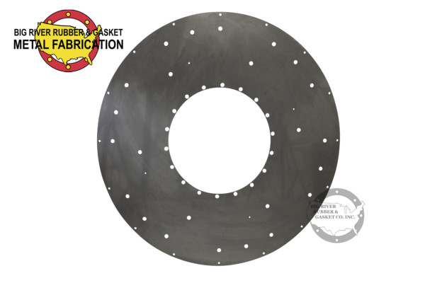 Metal stainless steel round plate with holes
