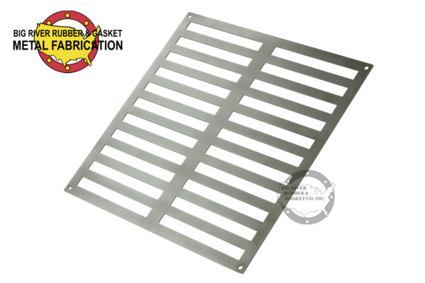 Custom Fabrication, Vent Plate, Stainless Steel Plate