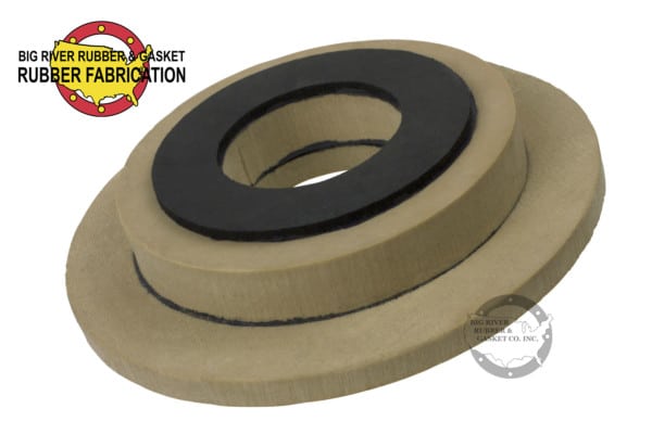 Custom Rubber Fabrication, Stepdown Gasket, custom gasket, rubber fabrication,