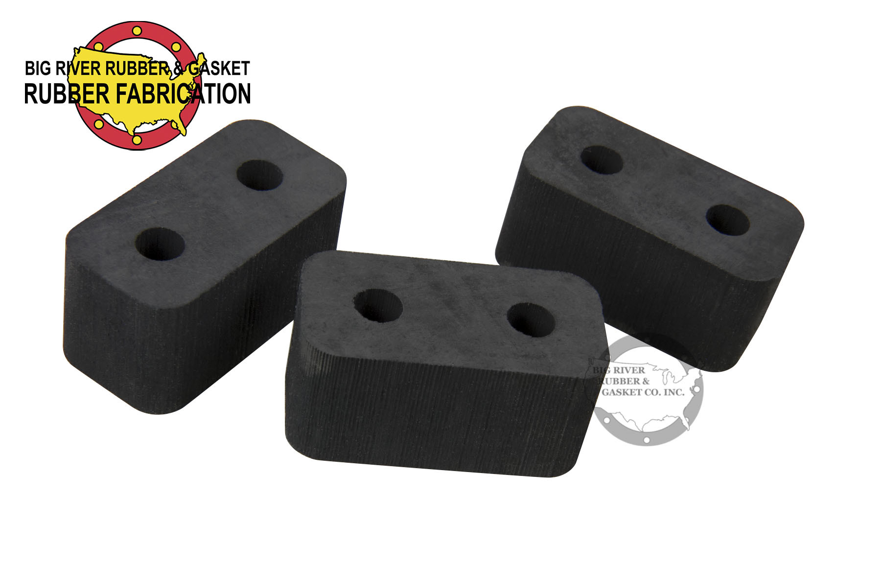 Rubber Vibration Blocks Big River Rubber & Gasket