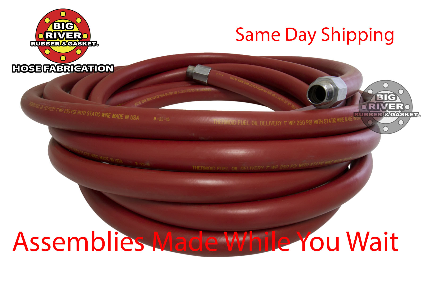 Thermoid® Cobra™ Fuel Oil Delivery Hose Assembly Big River Rubber