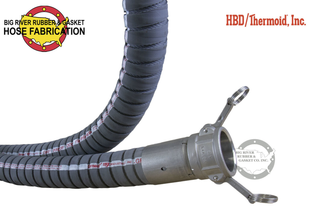 Thermoid® Transporter® Gray Shadow Food Suction Hose Assembly Big