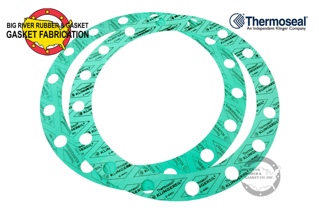 1/8 Thick Gasket Sheet C-4401 Green Synthetic Fiber, 30x30 