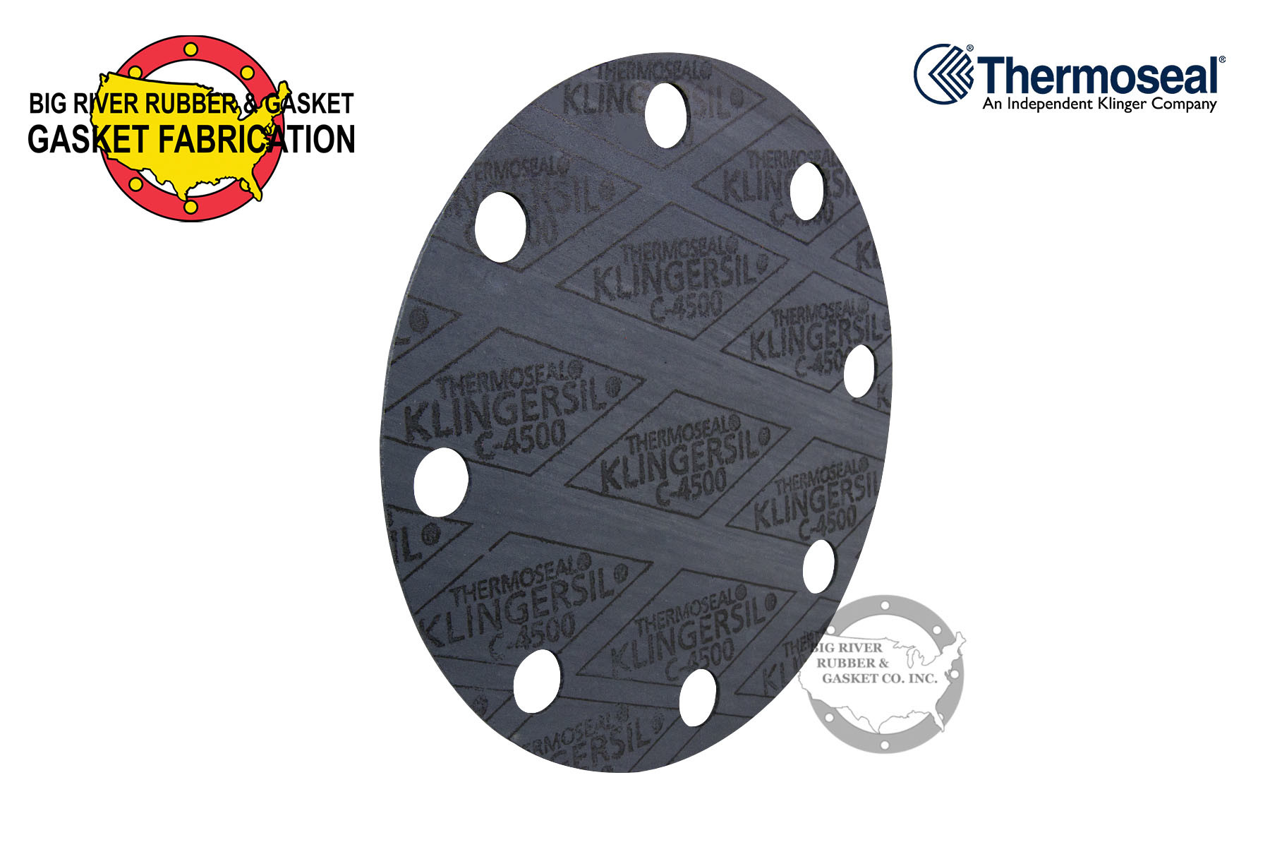 Thermoseal® Klingersil® C4500 Gasket 1/8″ Thick Big River Rubber
