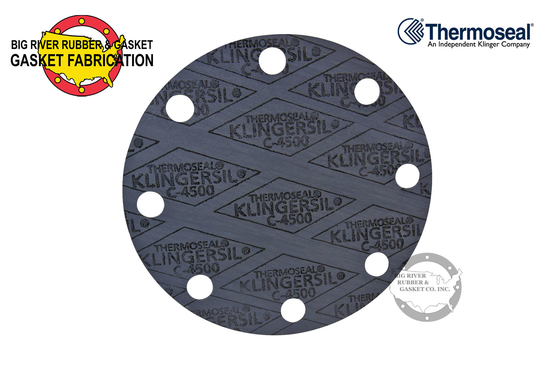 Thermoseal® Klingersil® C4500 Gasket 1/8″ Thick Big River Rubber