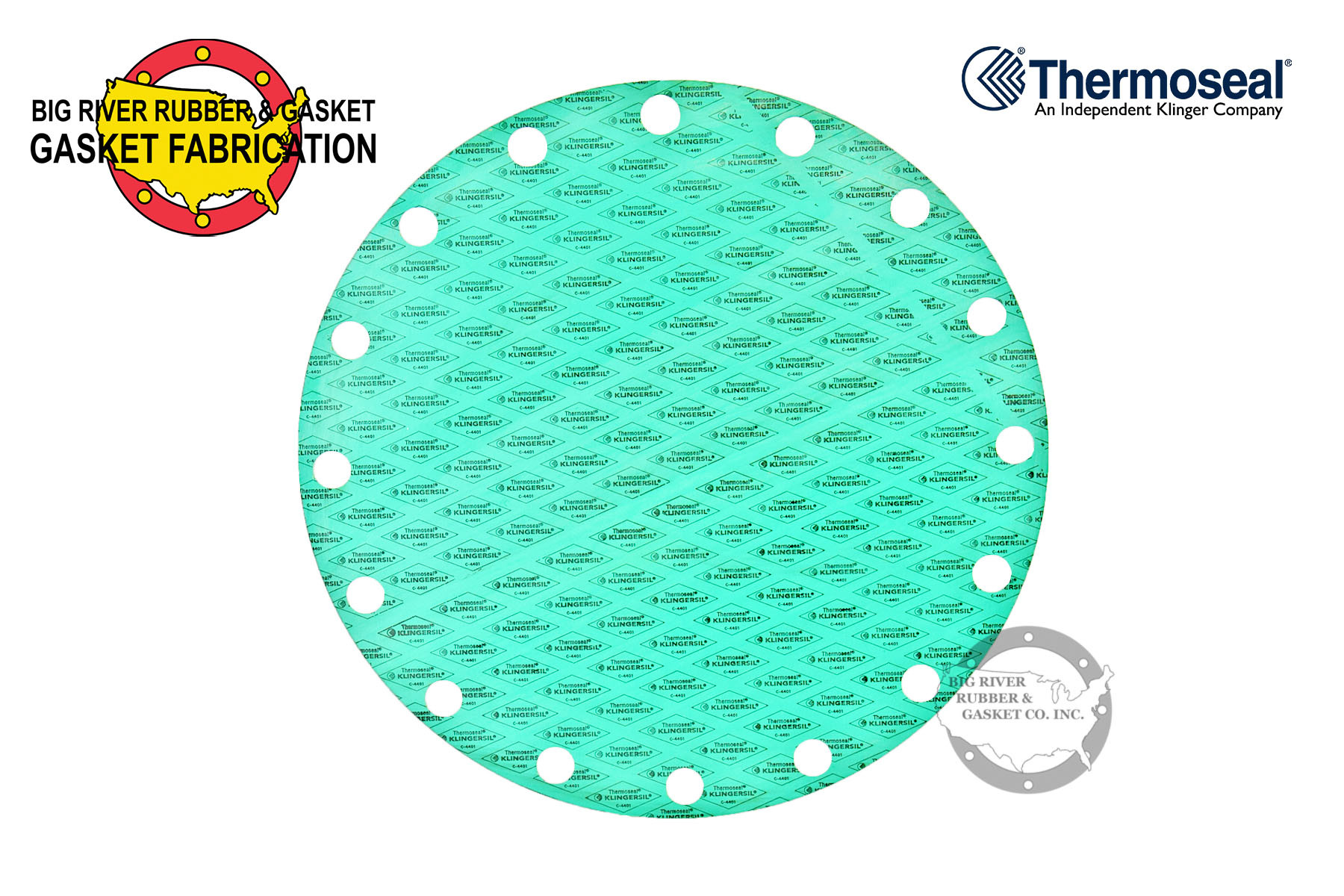 Thermoseal® Klingersil® C4401 Gasket 1/8″ Thick Big River Rubber