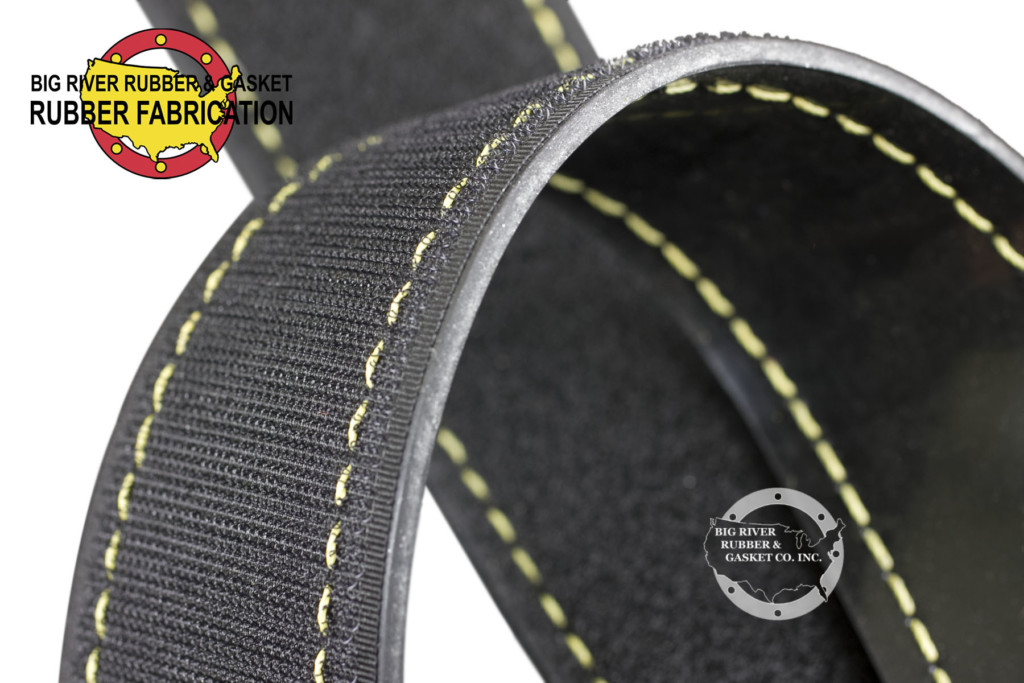 Velcro Sewn on Rubber Strips