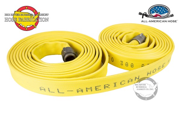 All-American Hose® Yellow Fire Hose Assembly