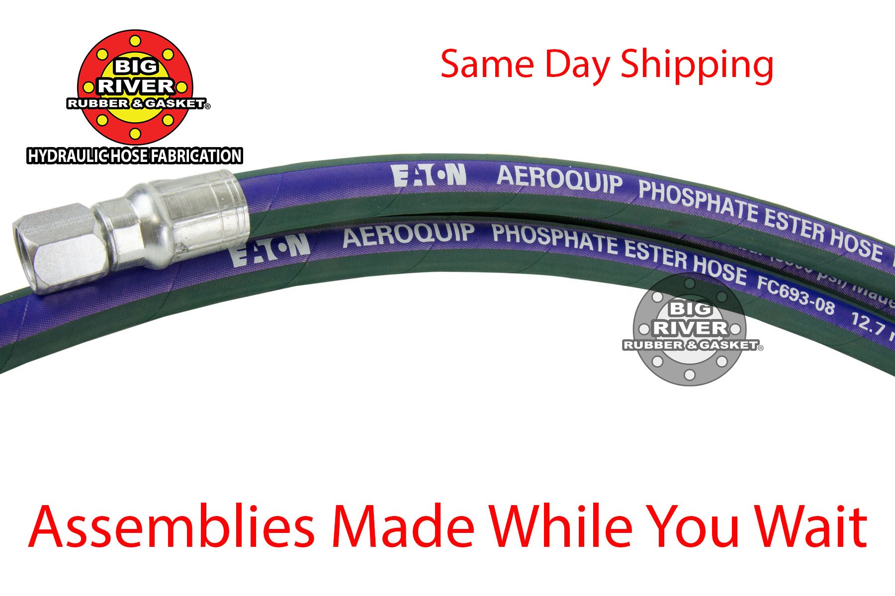 Eaton Aeroquip® Phosphate Ester Hose Assembly Big River Rubber & Gasket